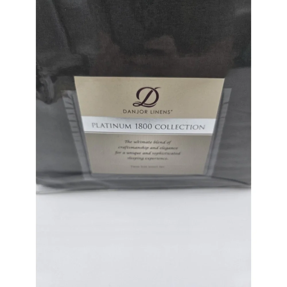 Gray Twin sheet set Danjor Linens Platinum 1800 Collection Hotel Luxury bed